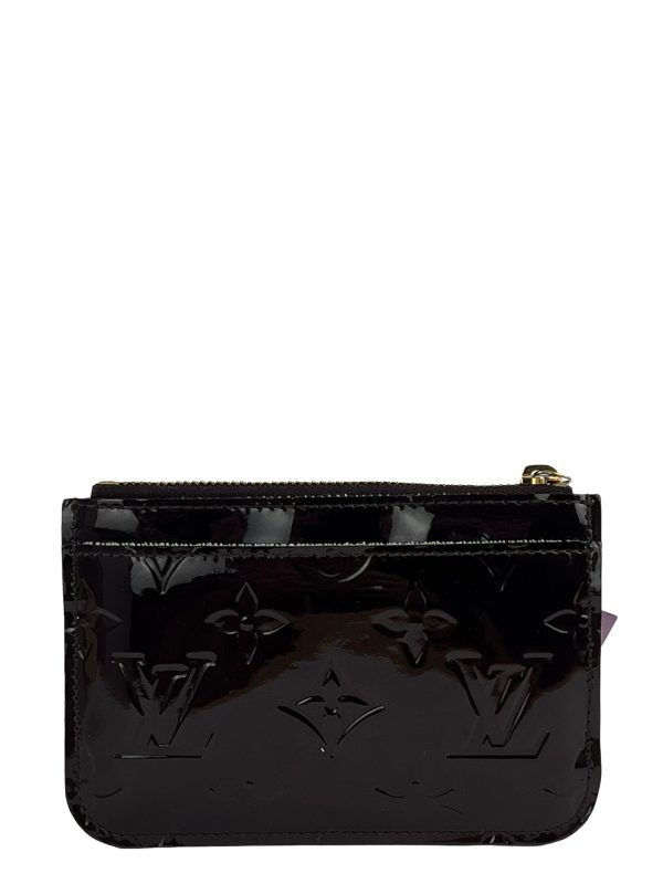 Louis Vuitton Amarante (Plum) Vernis Leather Cardholder Discount