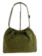 Gucci Khaki Pleated Shoulder Bag For Discount