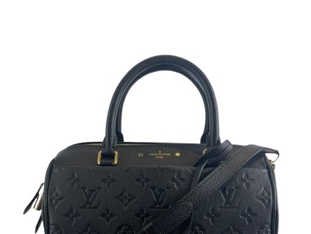 Louis Vuitton Black Empreinte Leather  Speedy 25 Bandouliere” on Sale