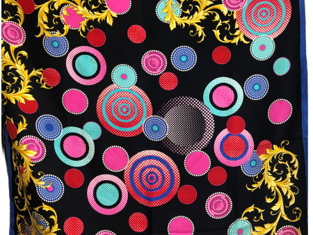 Versace Multicoloured Printed Silk Scarf 90 x 90 Fashion