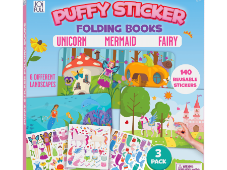 Puffy Stickers Activity Book - Fairy & Unicorn on Sale