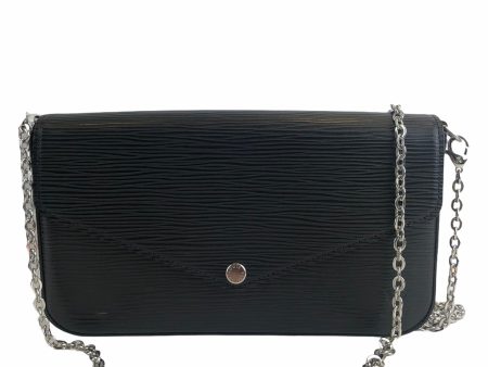 Louis Vuitton Black Epi Leather  Felicie  Crossbody For Sale