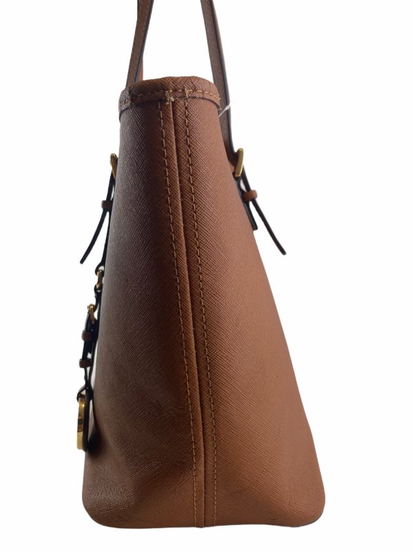 Michael Kors Tan Leather Jet Set Tote Online