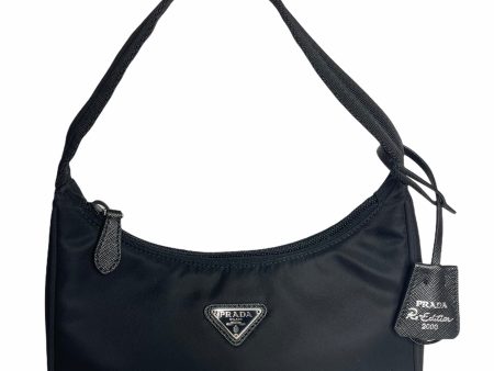 Prada Black Nylon ‘Re-edition 2000’ Pochette Cheap