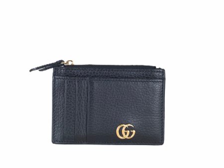 Gucci Black Leather Card Purse Wallet - As Seen On Instagram 06 09 2020 For Sale