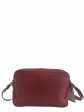 Prada  Vitello Daino  Red Leather Double Zip  Camera Bag  Hot on Sale