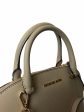 Michael Kors Taupe Leather  Emmy  Dome Satchel Online now