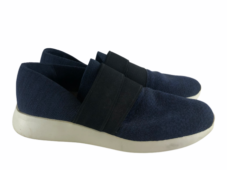 Vince Navy Canvas Slip ons - UK 5 Supply