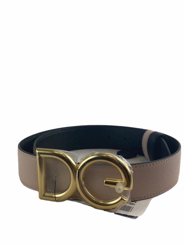 Dolce & Gabbana Pink Leather Belt Discount