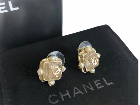 Chanel Gold Tone Earrings - As Seen on Instagram 23 09 2020 Supply