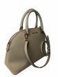 Michael Kors Taupe Leather  Emmy  Dome Satchel Online now