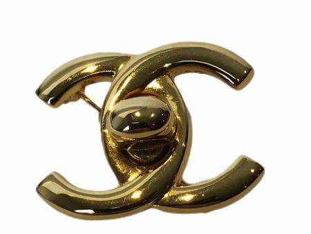 Chanel Gold tone vintage brooch - As Seen on Instagram Online now