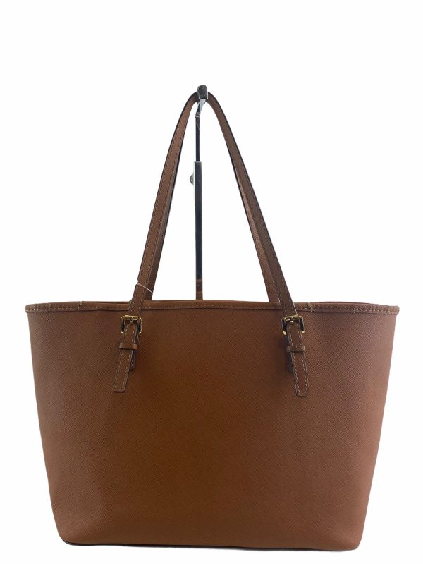 Michael Kors Tan Leather Jet Set Tote Online