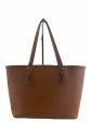 Michael Kors Tan Leather Jet Set Tote Online