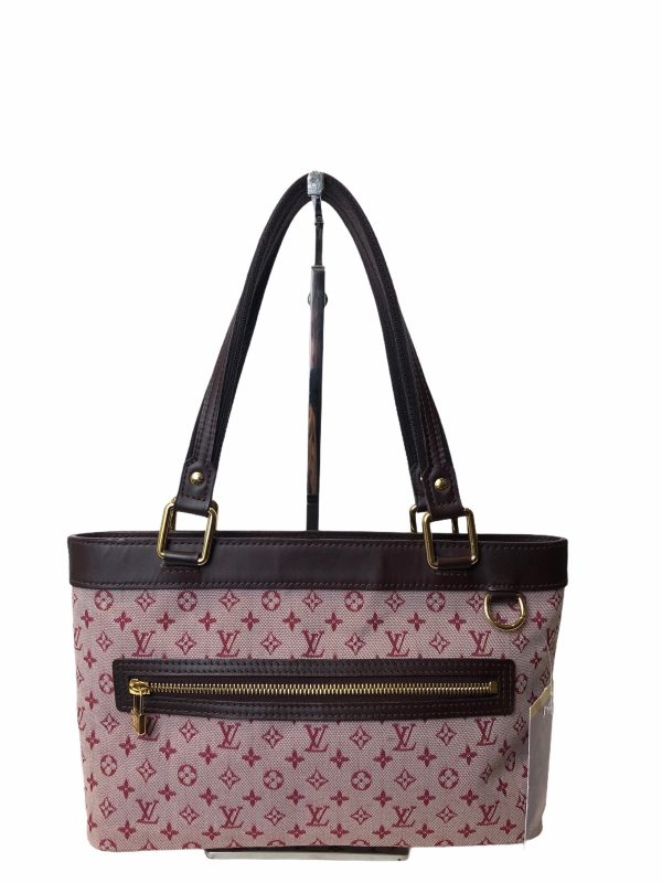 Louis Vuitton Cerise  Lucille  PM Leather & Fabric Tote Online now