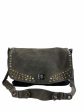 Zadig & Voltaire Grey & Black Suede Crossbody - As seen on Instagram 18 04 21 For Sale