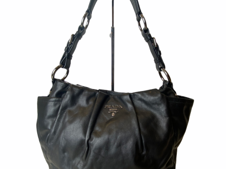 Prada Black Nappa Leather Shoulder Bag - As seen on Instagram 21 02 21 Cheap