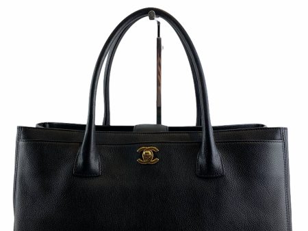 Chanel Black Caviar Leather  Executive  Tote on Sale