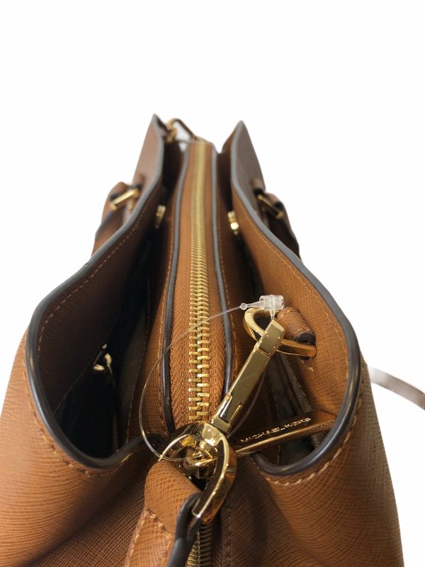 Michael Kors Tan Leather Crossbody Tote Fashion