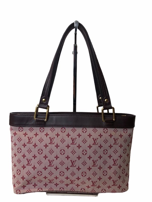 Louis Vuitton Cerise  Lucille  PM Leather & Fabric Tote Online now