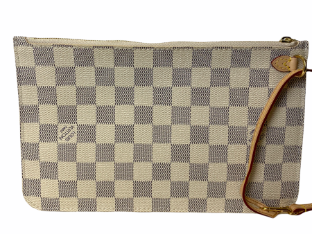 Louis Vuitton Azur Damier Pochette (Cream Interior) - As Seen on Instagram 27 01 2020 For Cheap