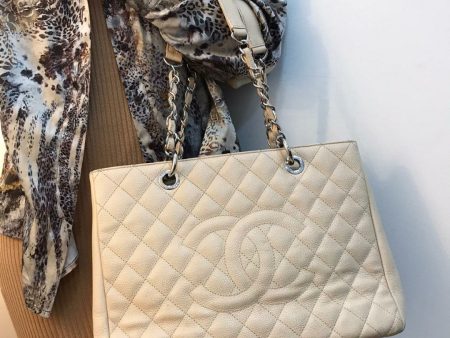 Chanel Beige GST Handbag For Cheap