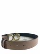 Dolce & Gabbana Pink Leather Belt Discount