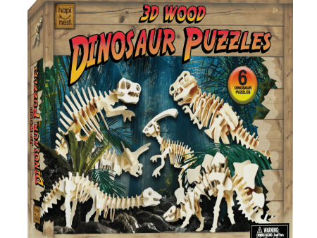 3D - Dinosaur Wooden Puzzle (215 Pieces) For Cheap