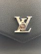 Louis Vuitton Black Calf Leather “Mylockme” Crossbody Satchal For Discount