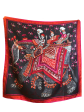 Hermes Multicoloured Printed Silk Scarf 90 x 90 Fashion