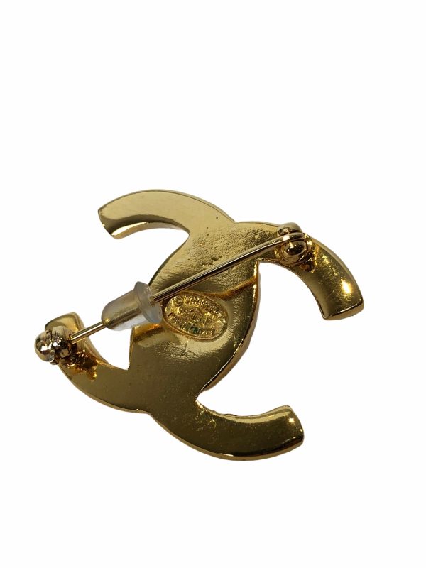 Chanel Gold tone vintage brooch - As Seen on Instagram Online now