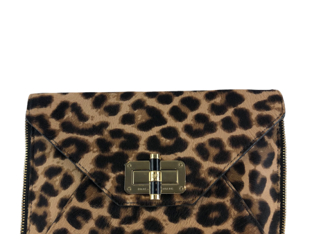 Diane Von Furstenberg Cheetah Print Envelope Clutch on Sale