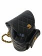 Chanel Vintage Black Lambskin Leather Backpack with Goldtone Hardware Sale