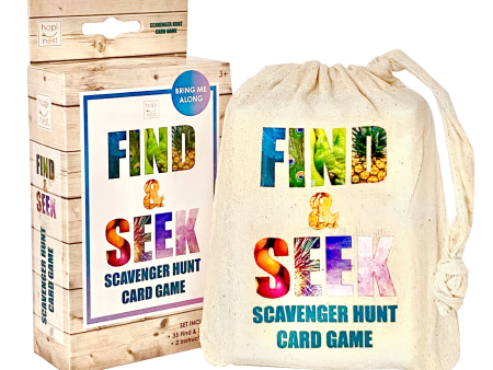 Find & Seek: Scavenger Hunt Card Game Hot on Sale