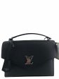 Louis Vuitton Black Calf Leather “Mylockme” Crossbody Satchal For Discount