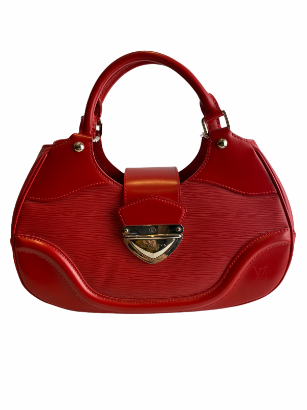 Louis Vuitton Red Epi Leather  Montaigne Sac  Shoulder Bag - As Seen on Instagram 21 03 21 on Sale