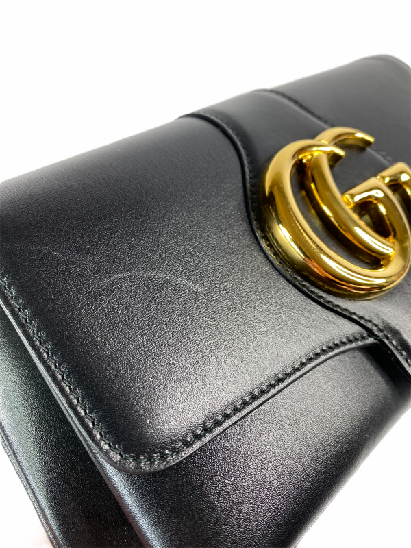 Gucci Black Leather  Arli  Crossbody Discount