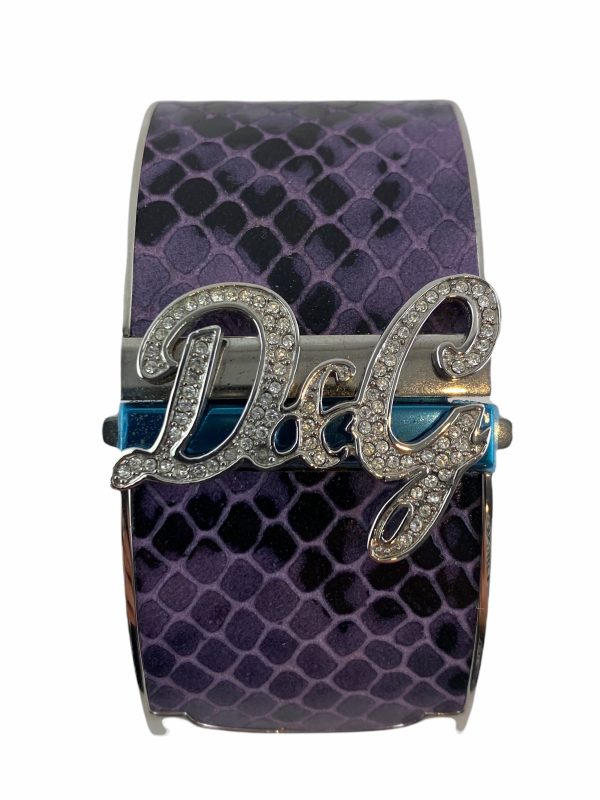 Dolce & Gabbana Purple Cuff  Bracelet Online