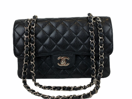 Chanel Small Black Caviar Leather Double Flap Online Sale