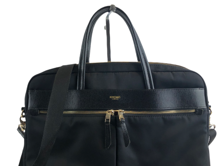 Knomo Black Nylon Laptop Bag Online