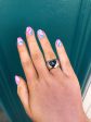 Chanel Silvertone CC Ring Sale