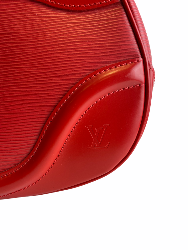 Louis Vuitton Red Epi Leather  Montaigne Sac  Shoulder Bag - As Seen on Instagram 21 03 21 on Sale