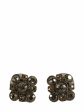 Chanel Silvertone Earrings Hot on Sale