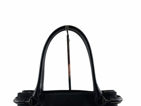 Gucci Vintage Black Leather Shoulder Bag For Cheap