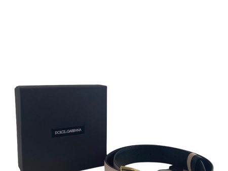 Dolce & Gabbana Pink Leather Belt Discount