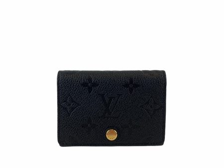 Louis Vuitton Black Empreinte Leather Card Holder Sale