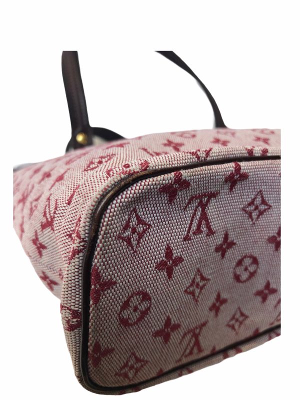 Louis Vuitton Cerise  Lucille  PM Leather & Fabric Tote Online now