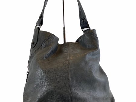 Zadig & Voltaire Dark Grey Leather Hobo - As seen on Instagram 18 04 21 Sale