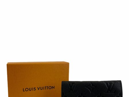 Louis Vuitton Black Empreinte Leather Wallet Cheap