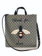 Gucci Bee Print Soft GG Supreme Tote Cheap